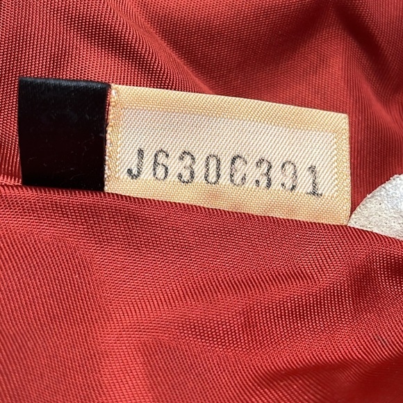 Dooney & Bourke Tan/Cream Hobo Satchel Bag, Nylon & Leather - Picture 16 of 16